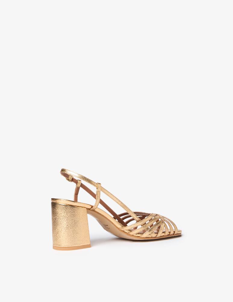 Jonak Damette cage leather sandals - picture 3 Jonak Damette cage leather sandals - picture 3