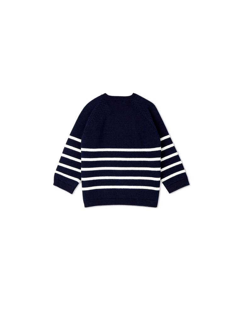 rinascente Petit Bateau Striped printed roundneck sweater
