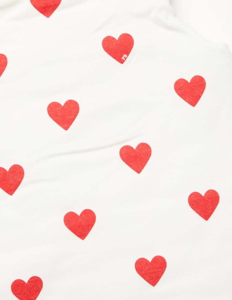 rinascente Petit Bateau Baby heart sleeping bag in cotton