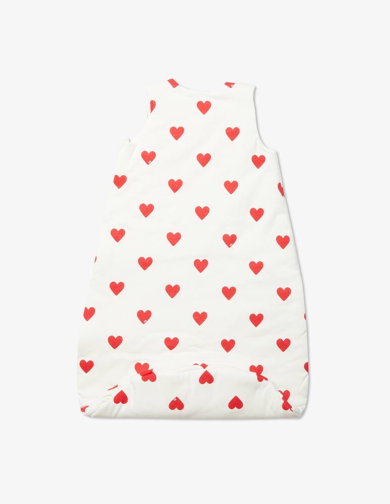 rinascente Petit Bateau Baby heart sleeping bag in cotton