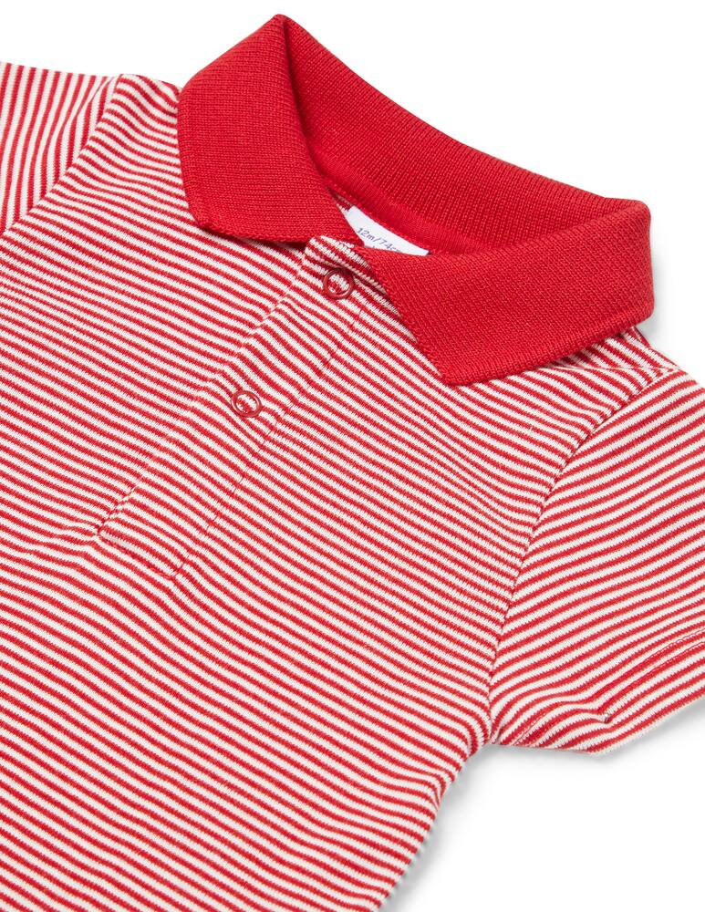 rinascente Petit Bateau Striped shot sleeve body