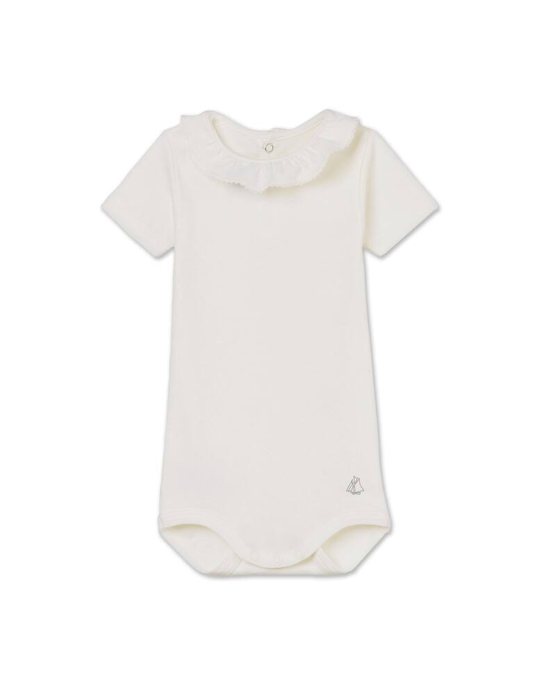 rinascente Petit Bateau Completo body a manica corta - Bianco