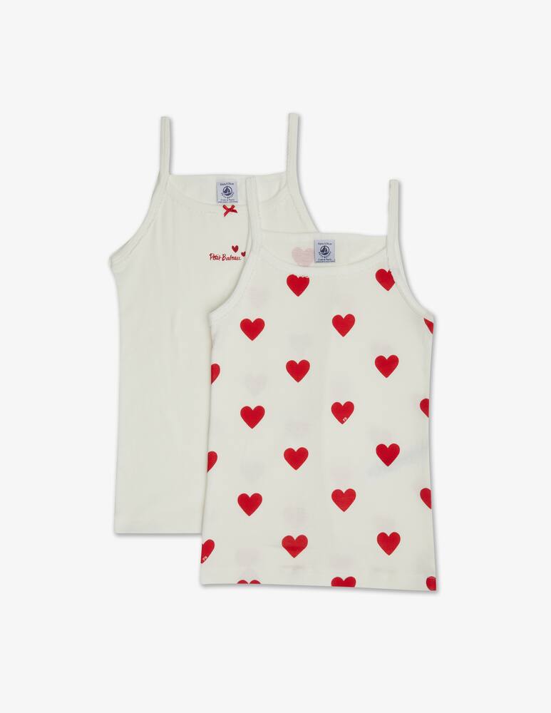 Petit Bateau Confezione di 2 canotte - Bianco - immagine 1 Petit Bateau Confezione di 2 canotte - Bianco - immagine 1