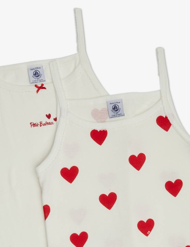 Petit Bateau Confezione di 2 canotte - Bianco - immagine 2 Petit Bateau Confezione di 2 canotte - Bianco - immagine 2