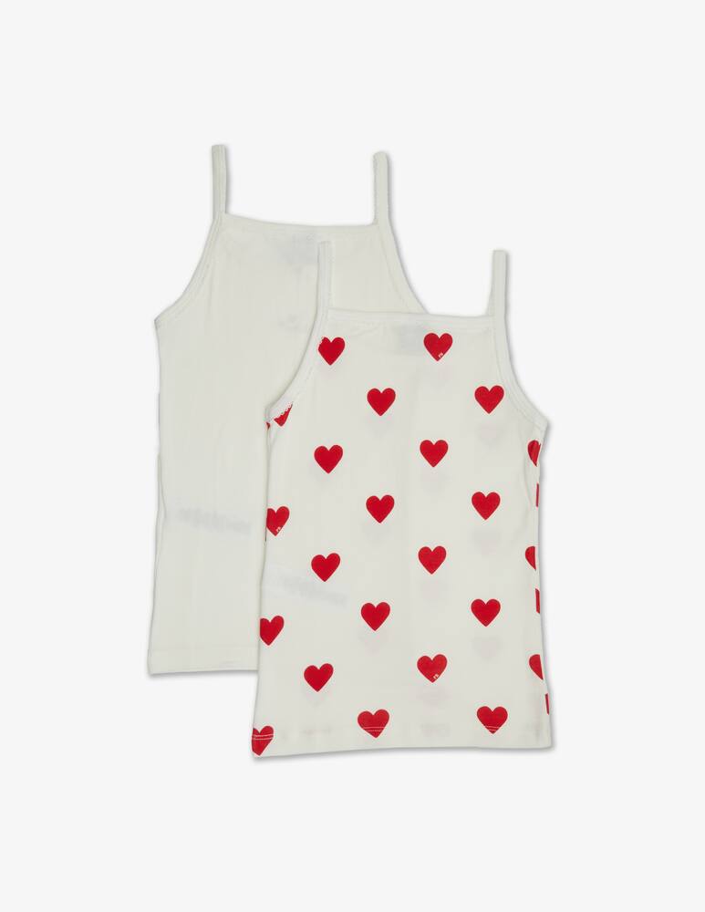 Petit Bateau Confezione di 2 canotte - Bianco - immagine 3 Petit Bateau Confezione di 2 canotte - Bianco - immagine 3