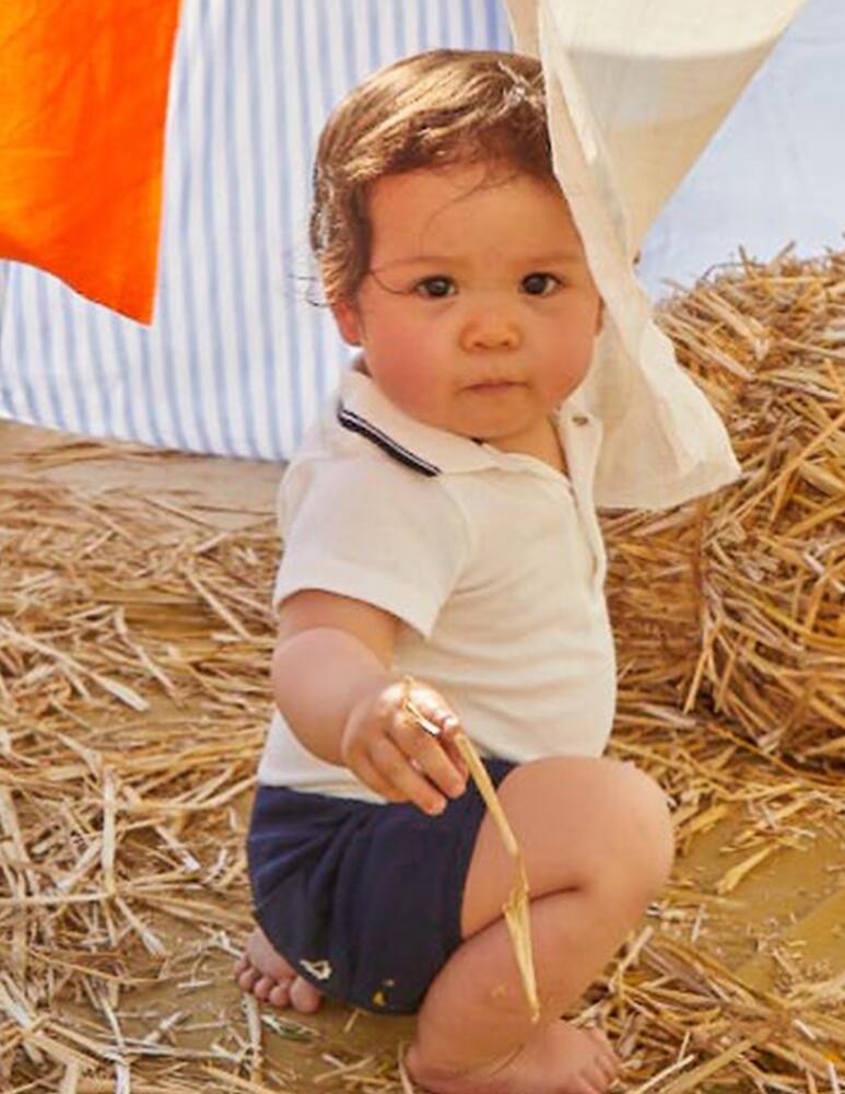 rinascente Petit Bateau Short sleeve bodyuit - Bianco