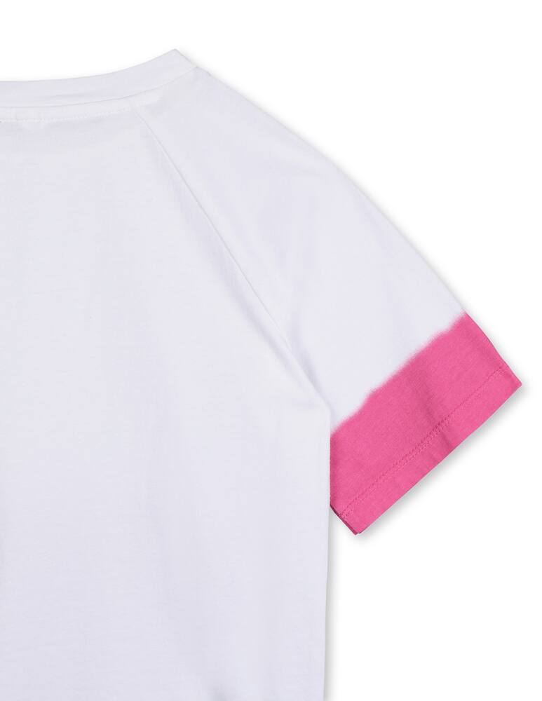 rinascente Stella McCartney T-shirt bicolor con logo