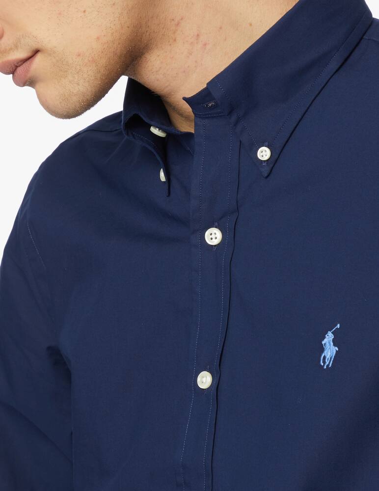 rinascente Polo Ralph Lauren Long sleeve poplin shirt - blue