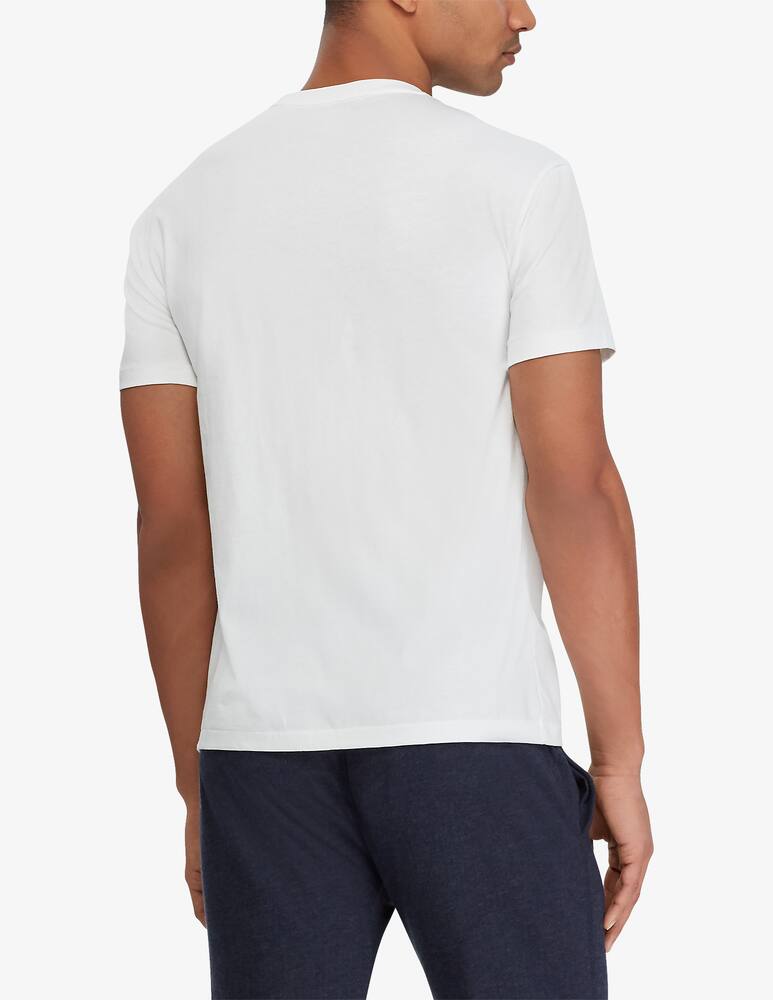 rinascente Polo Ralph Lauren Short sleeve t-shirt jersey pocket climb - White