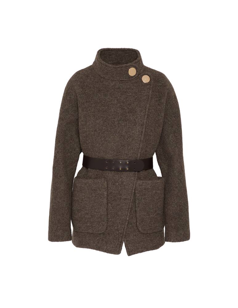 rinascente Ba&sh Calvi wool short coat