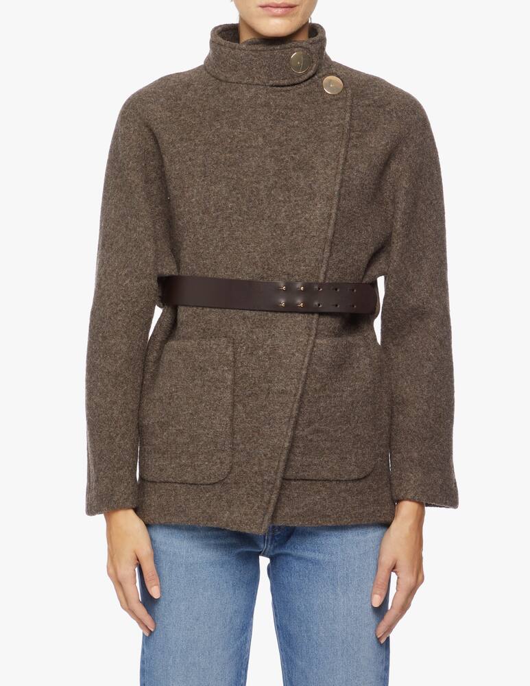 rinascente Ba&sh Calvi wool short coat