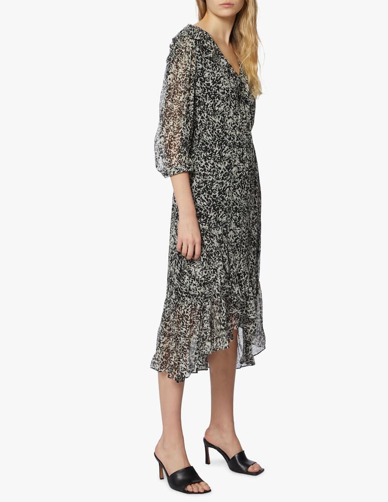 rinascente Ba&sh Erym long sleeve midi dress