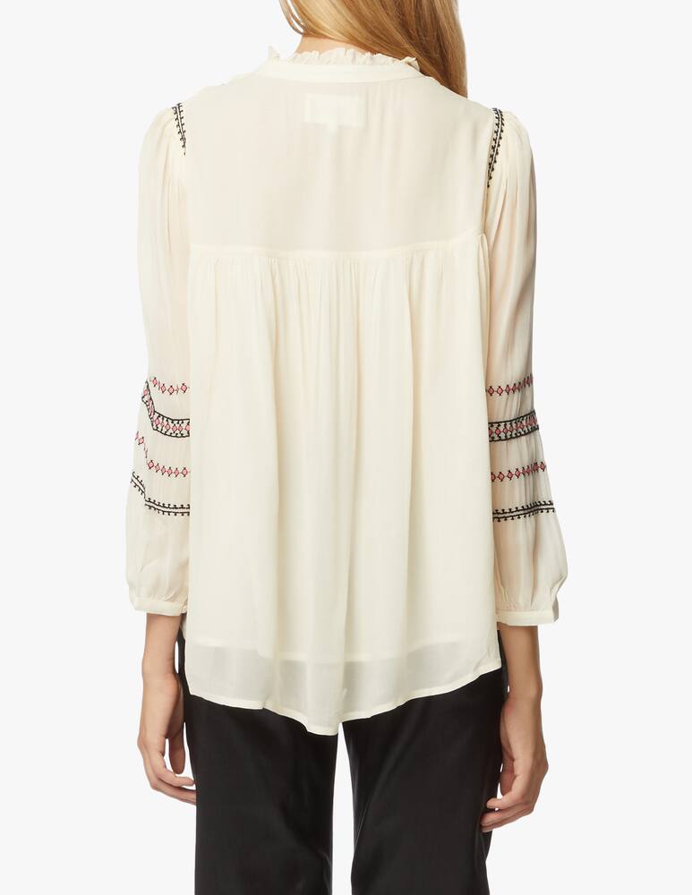 rinascente Ba&sh Blusa Celeste in viscosa