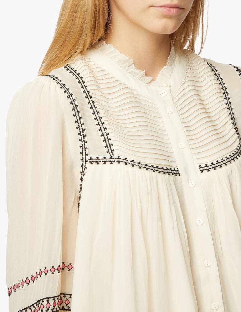 rinascente Ba&sh Blusa Celeste in viscosa