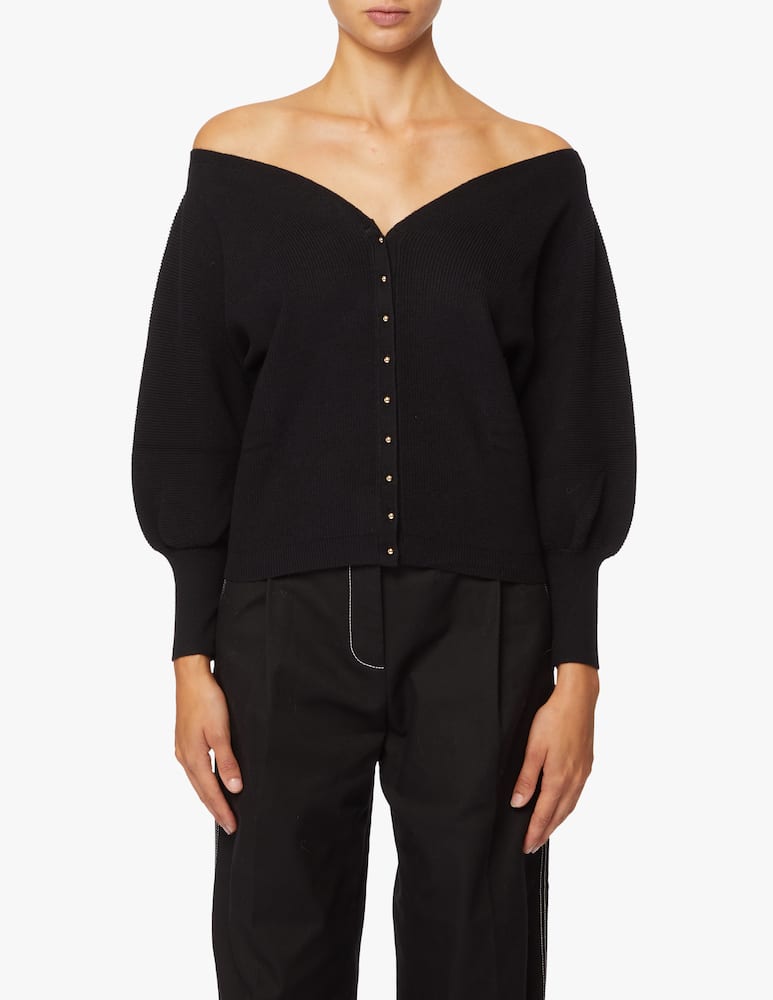 rinascente Ba&sh Hazel wool blend cardigan