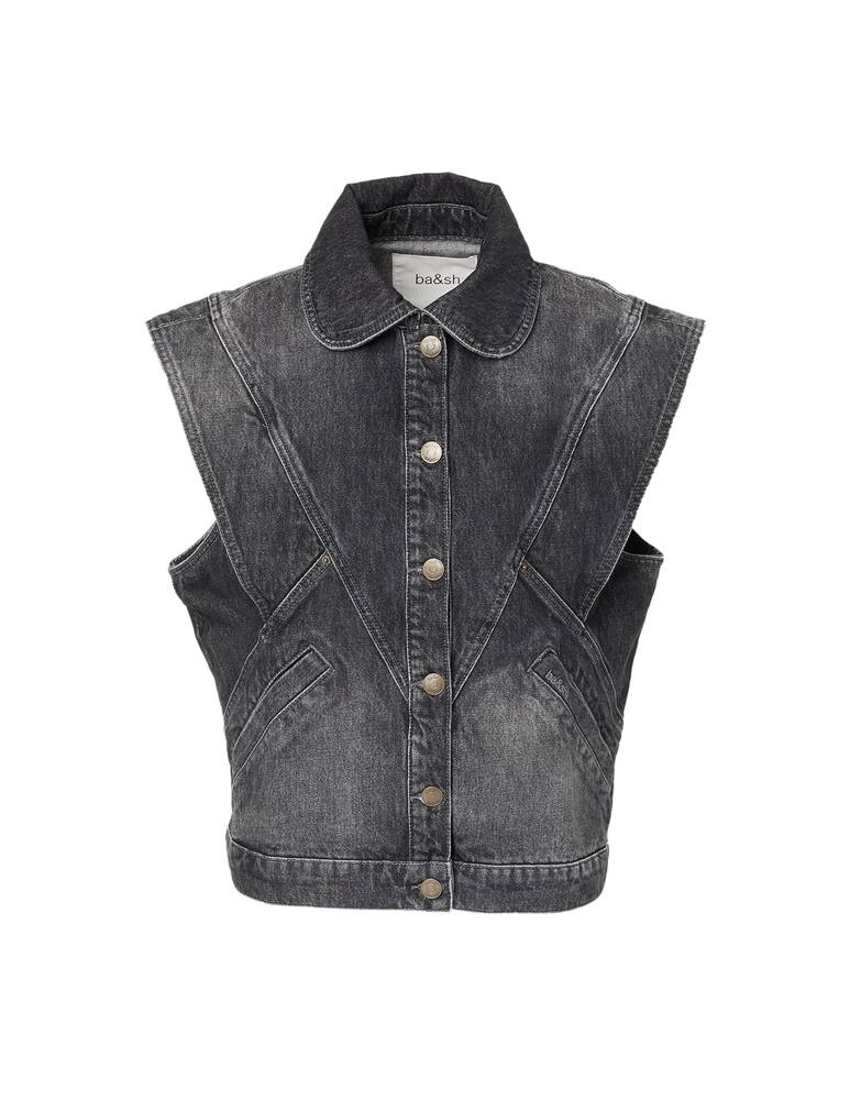 Ba&sh Gilet di jeans - immagine 5 Ba&sh Gilet di jeans - immagine 5