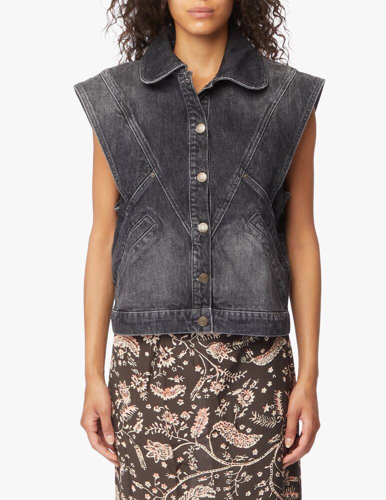 Ba&sh Gilet di jeans - immagine 1 Ba&sh Gilet di jeans - immagine 1