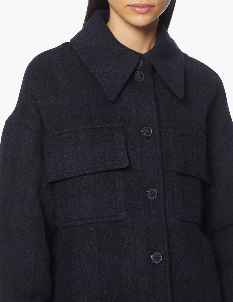 rinascente Ba&sh Carmel wool blend jacket