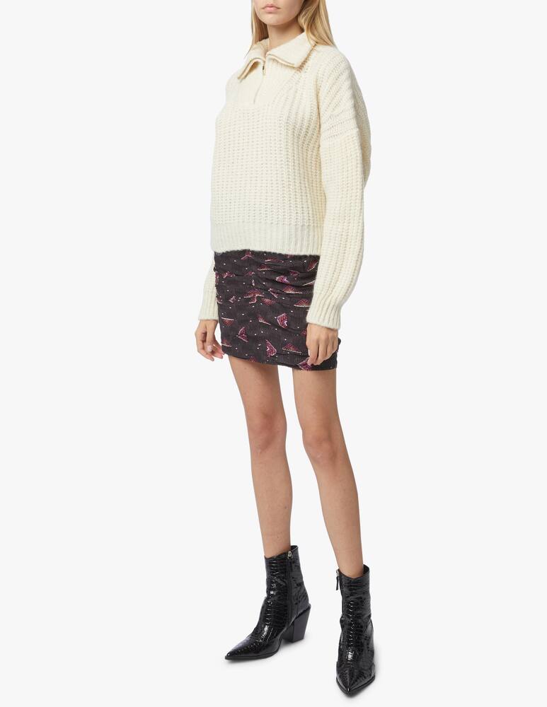 rinascente Ba&sh Beltan half zip jumper