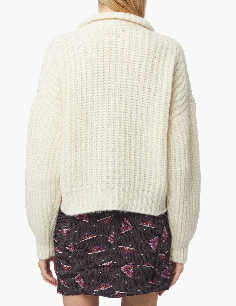 rinascente Ba&sh Beltan half zip jumper