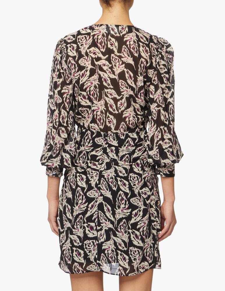 rinascente Ba&sh Gizelle long sleeved mini dress - black