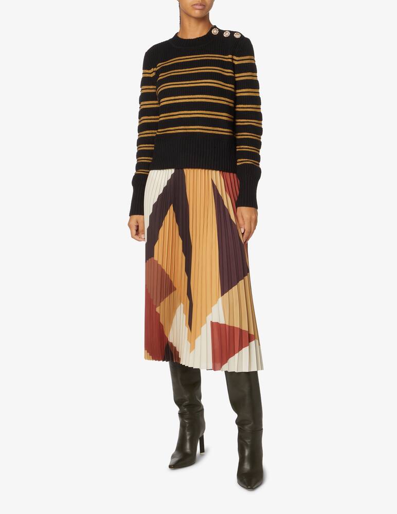 rinascente Ba&sh Kahel stripes jumper - Black