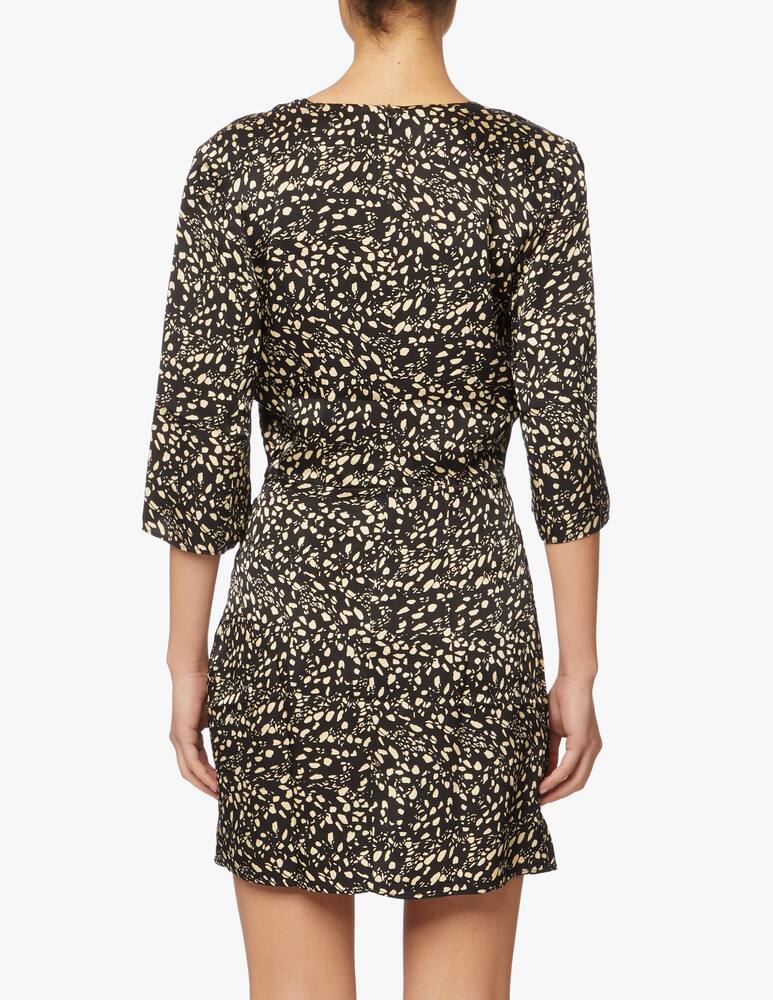 rinascente Ba&sh Vestito mini a manica 3/4 Erika - nero