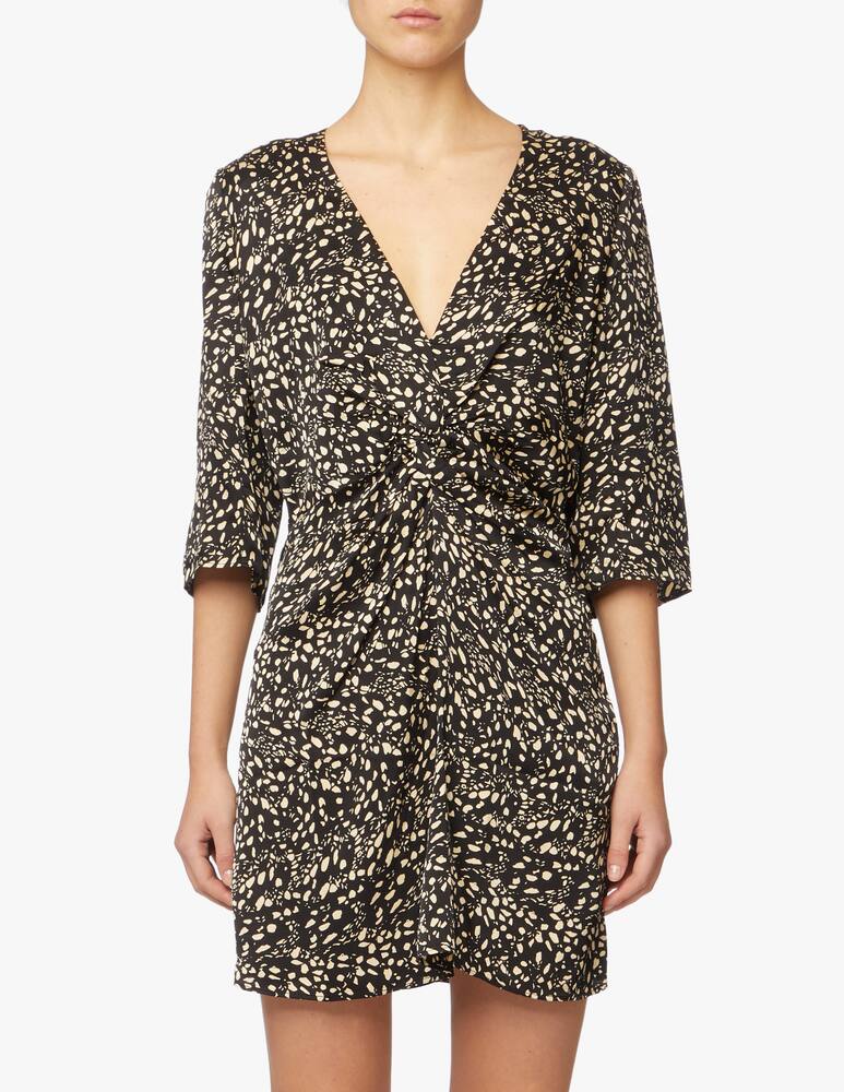 rinascente Ba&sh Vestito mini a manica 3/4 Erika - nero