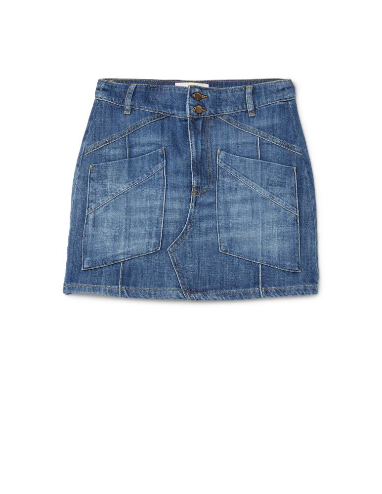 rinascente Ba&sh Minigonna di jeans Jetty - blu