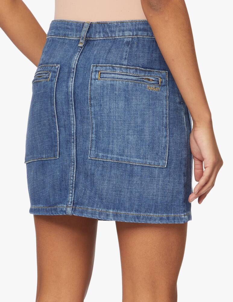 rinascente Ba&sh Minigonna di jeans Jetty - blu