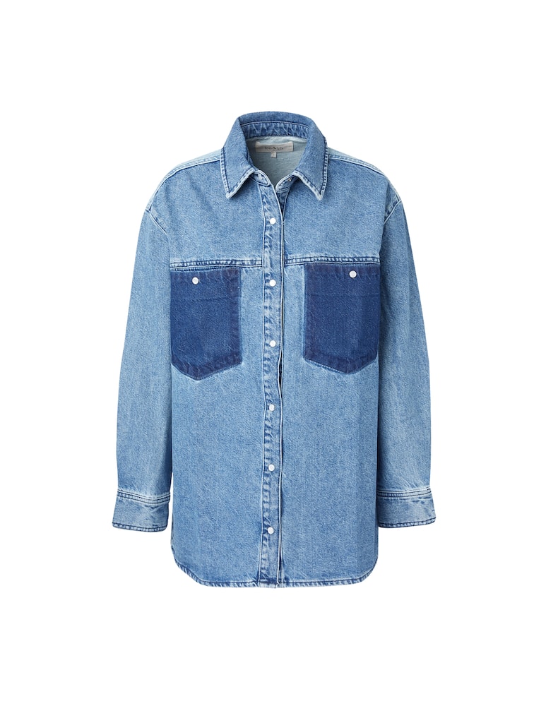rinascente Ba&sh Quentin denim jacket - light blue