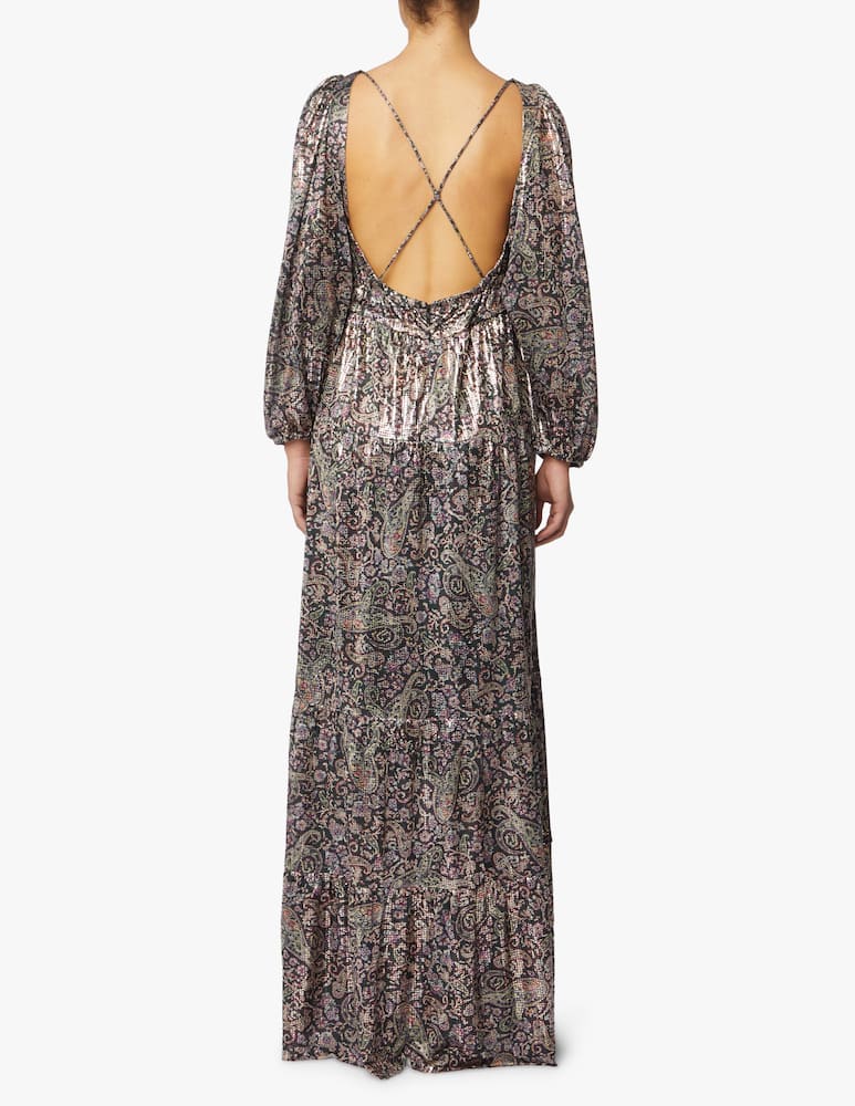 rinascente Ba&sh Glady long dress - black