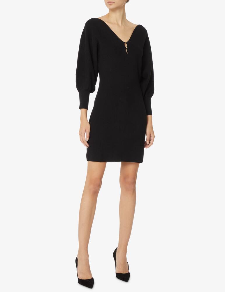 Ba&sh Hazia knitted wool blend mini dress - Black - picture 1 Ba&sh Hazia knitted wool blend mini dress - Black - picture 1