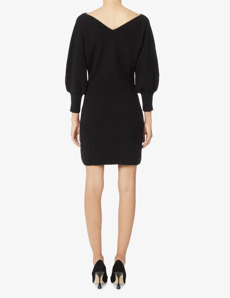 rinascente Ba&sh Hazia knitted wool blend mini dress - Black