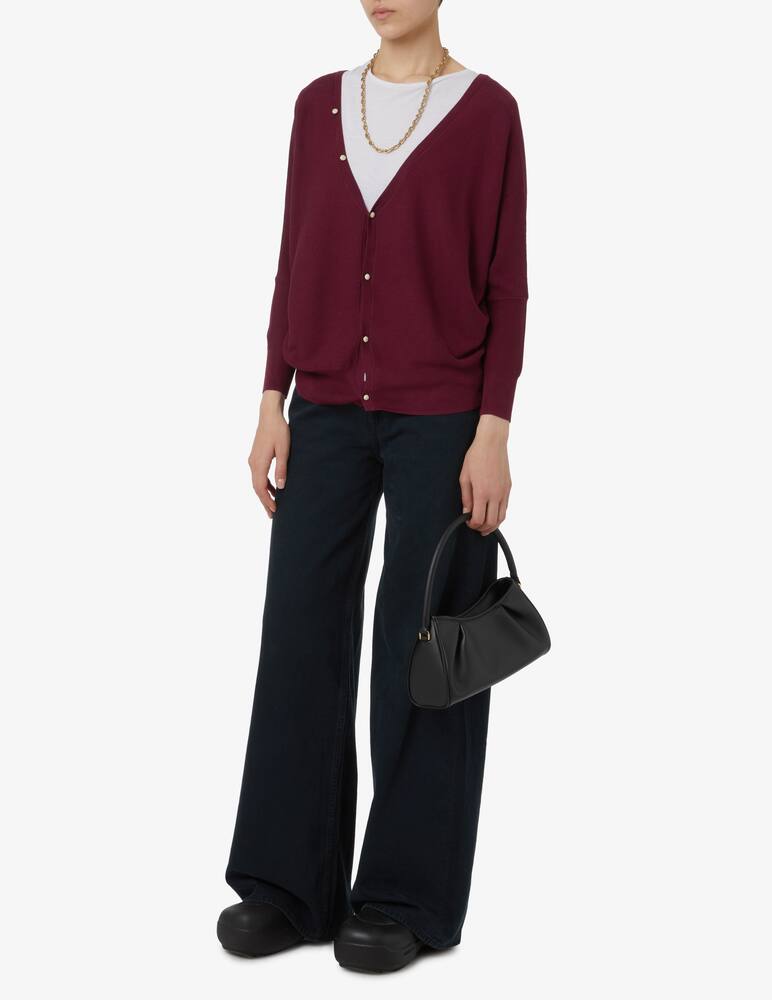 rinascente Ba&sh Elsy relaxed cotton blend tee - Red