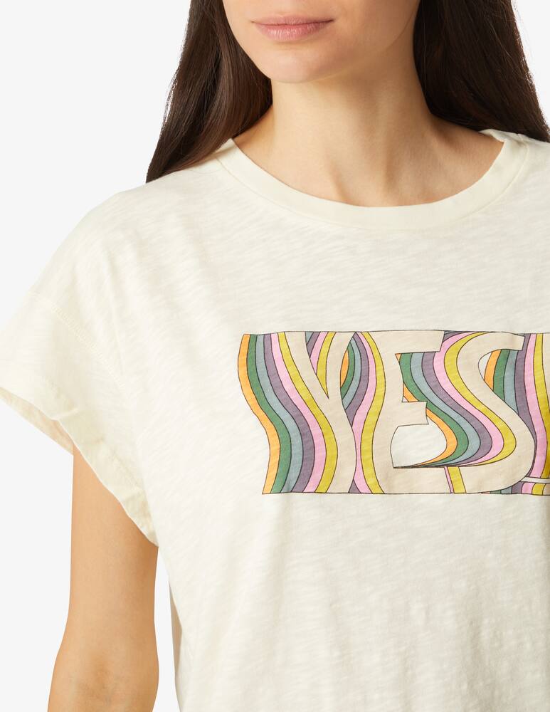 rinascente Ba&sh Ron cotton t-shirt - Beige