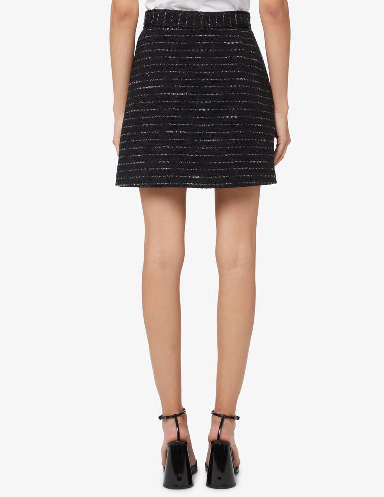 Ba&sh Livia cotton boucle mini skirt - Black - picture 3 Ba&sh Livia cotton boucle mini skirt - Black - picture 3