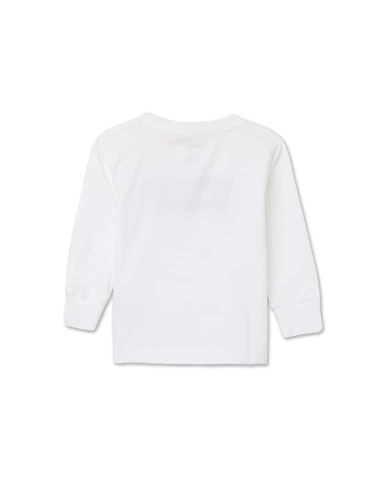 rinascente Levi's Maglietta a maniche lunghe in cotone batwing - Bianco