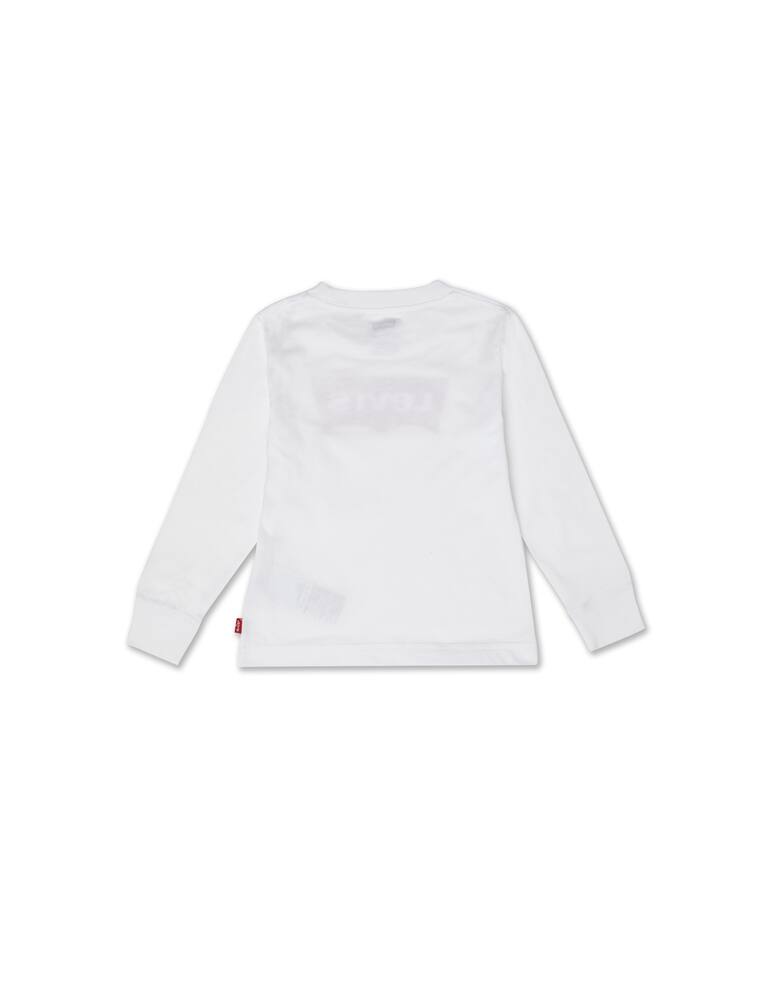 rinascente Levi's Maglietta a maniche lunghe in cotone batwing - Bianco