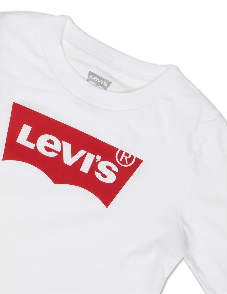rinascente Levi's Maglietta a maniche lunghe in cotone batwing - Bianco
