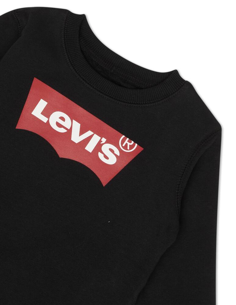 rinascente Levi's Felpa girocollo in cotone batwing - Nero