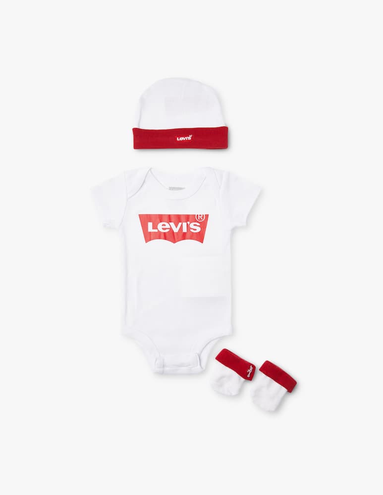 rinascente Levi's Set Cappello body e calze - Bianco