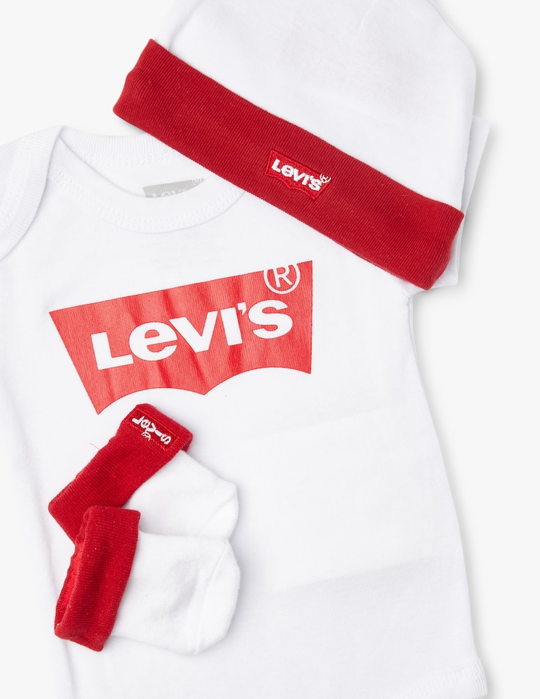 rinascente Levi's Set Cappello body e calze - Bianco