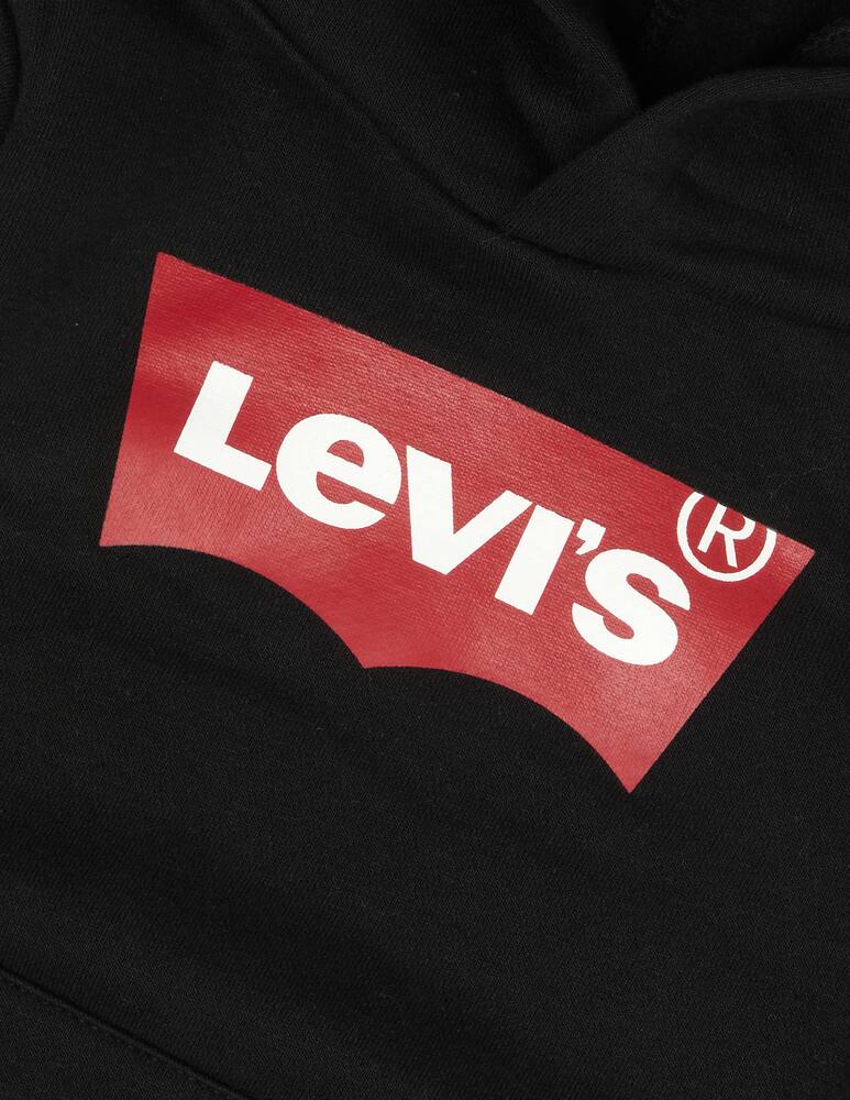 Levi's Felpa in cotone con cappuccio batwing screenprint - Nero - immagine 3 Levi's Felpa in cotone con cappuccio batwing screenprint - Nero - immagine 3