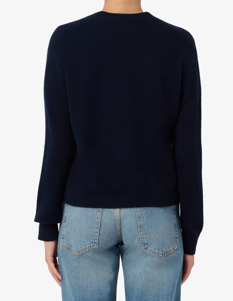 rinascente FROM FUTURE Cardigan in cashmere con cuore ricamato