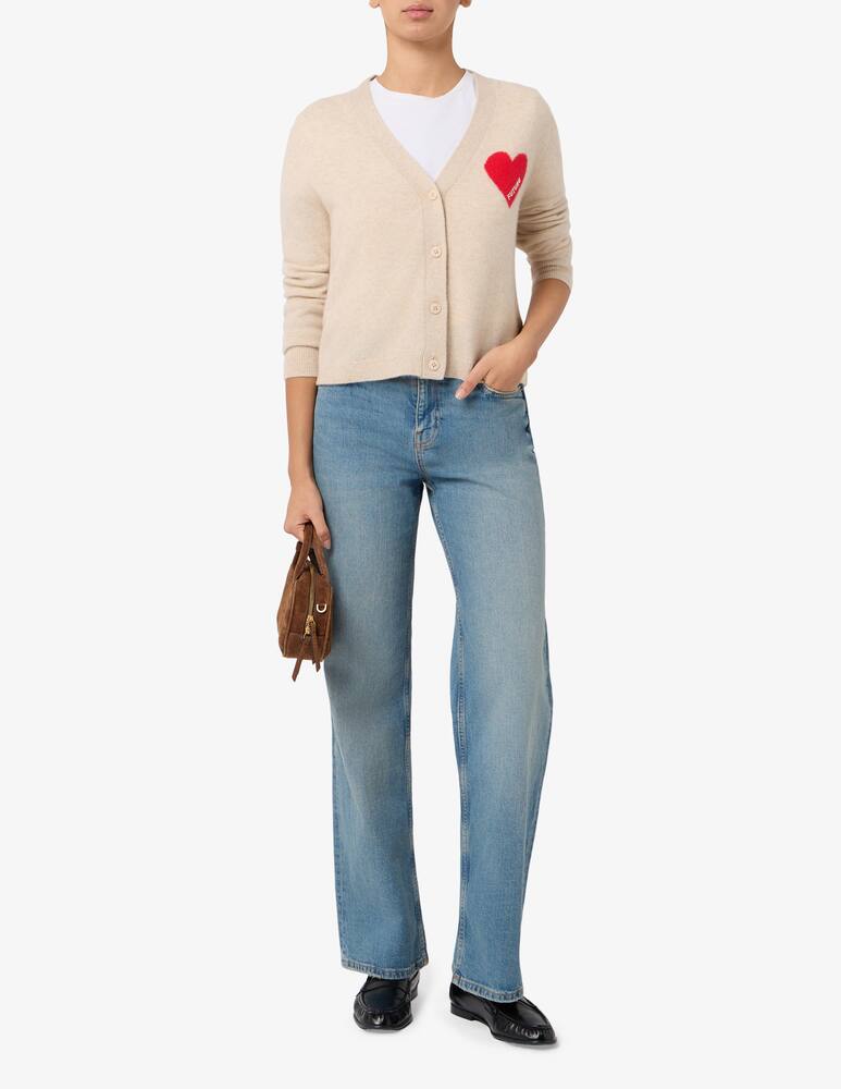 rinascente FROM FUTURE Heart cashmere cardigan