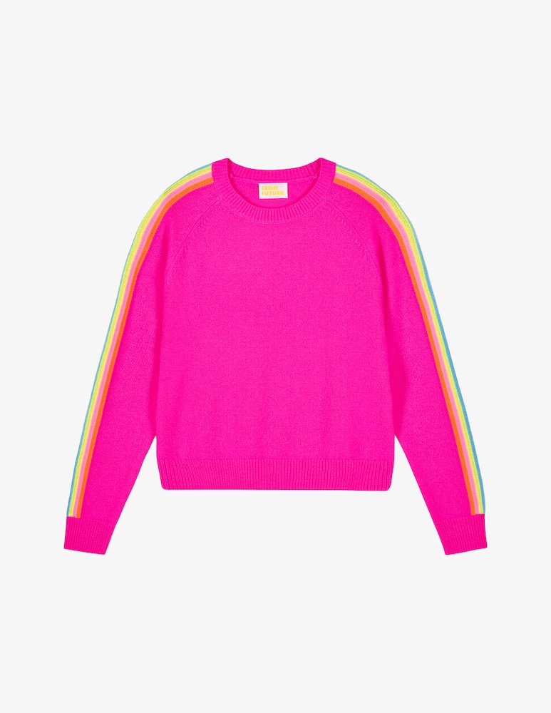rinascente FROM FUTURE Striped sleeve jumper