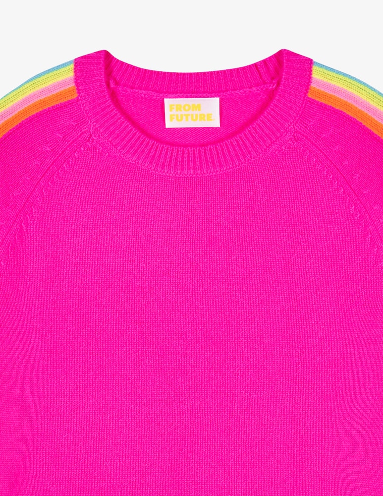 FROM FUTURE Striped sleeve jumper - picture 2