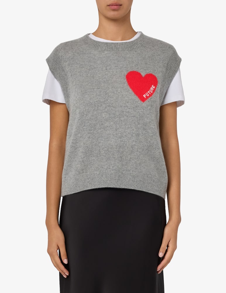 rinascente FROM FUTURE Heart knit vest