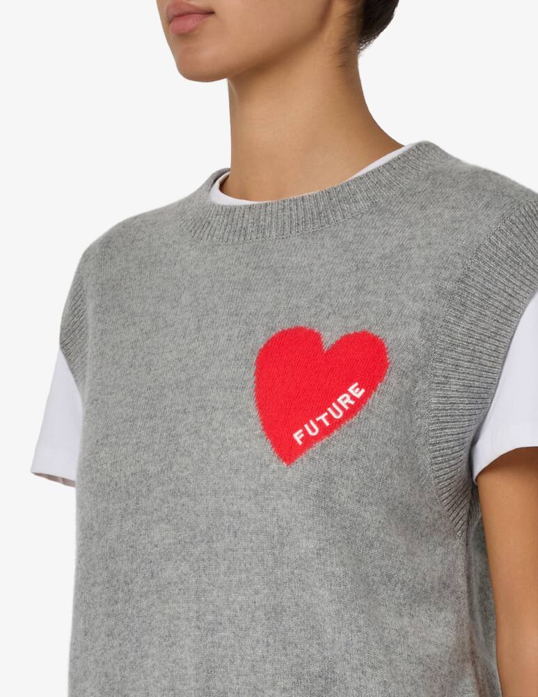 rinascente FROM FUTURE Heart knit vest